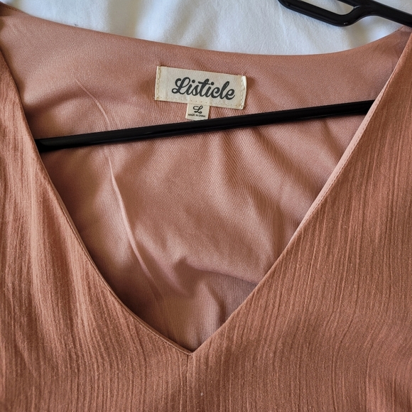 Listicle babydoll tunic smock dress - Picture 7 of 8